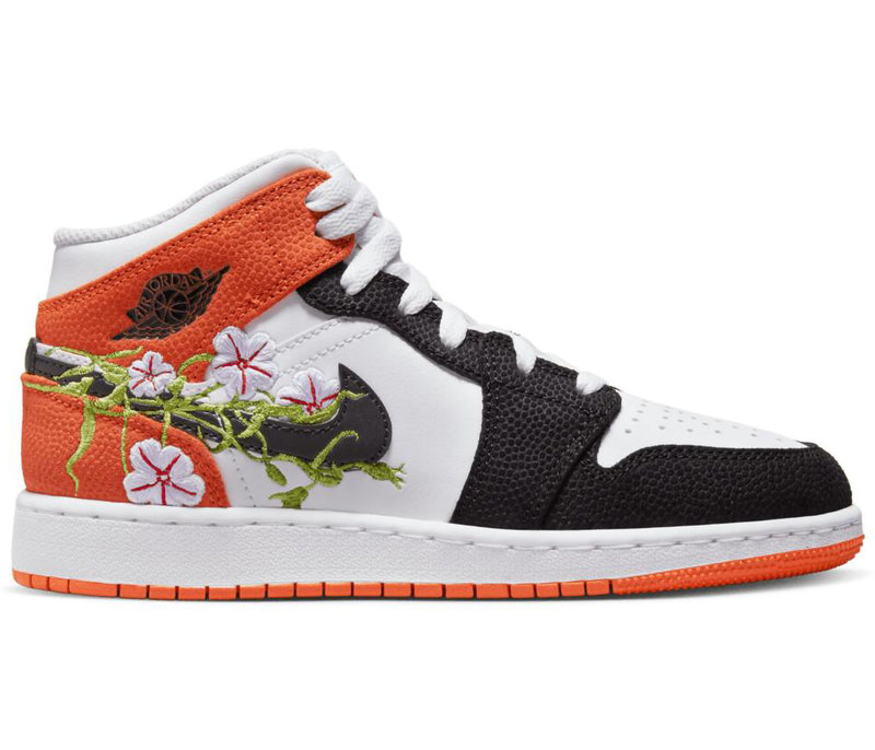 Jordan 1 Mid Floral Embroidery (GS)