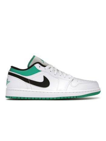 Jordan 1 Low Lucky Green Black