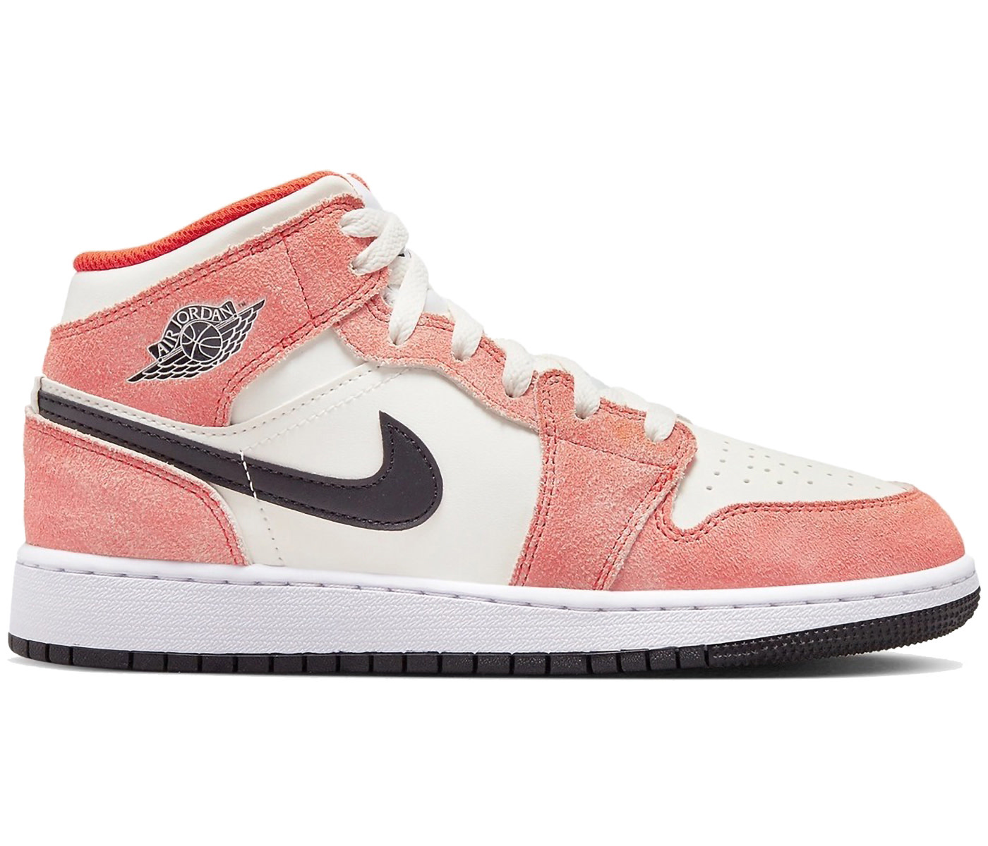 Jordan 1 Mid  Orange Suede (GS)