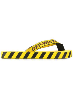 Off-White Flip Flops Yellow