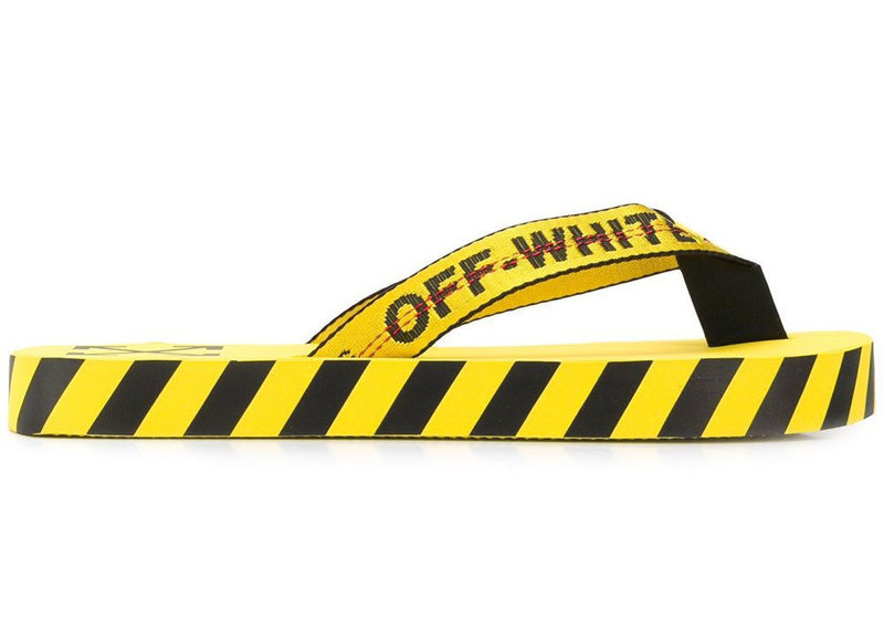 Off-White Flip Flops Yellow