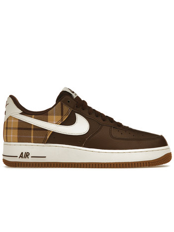 Nike Air Force 1 Brown Plaid