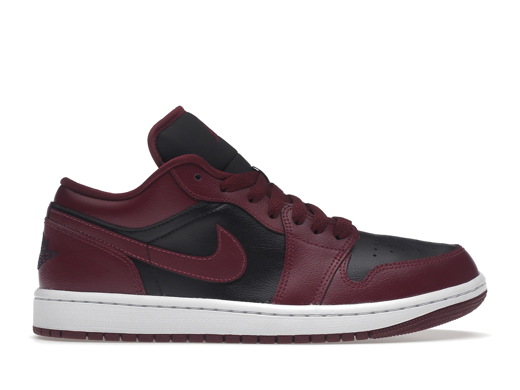 Jordan 1 Low Black Maroon