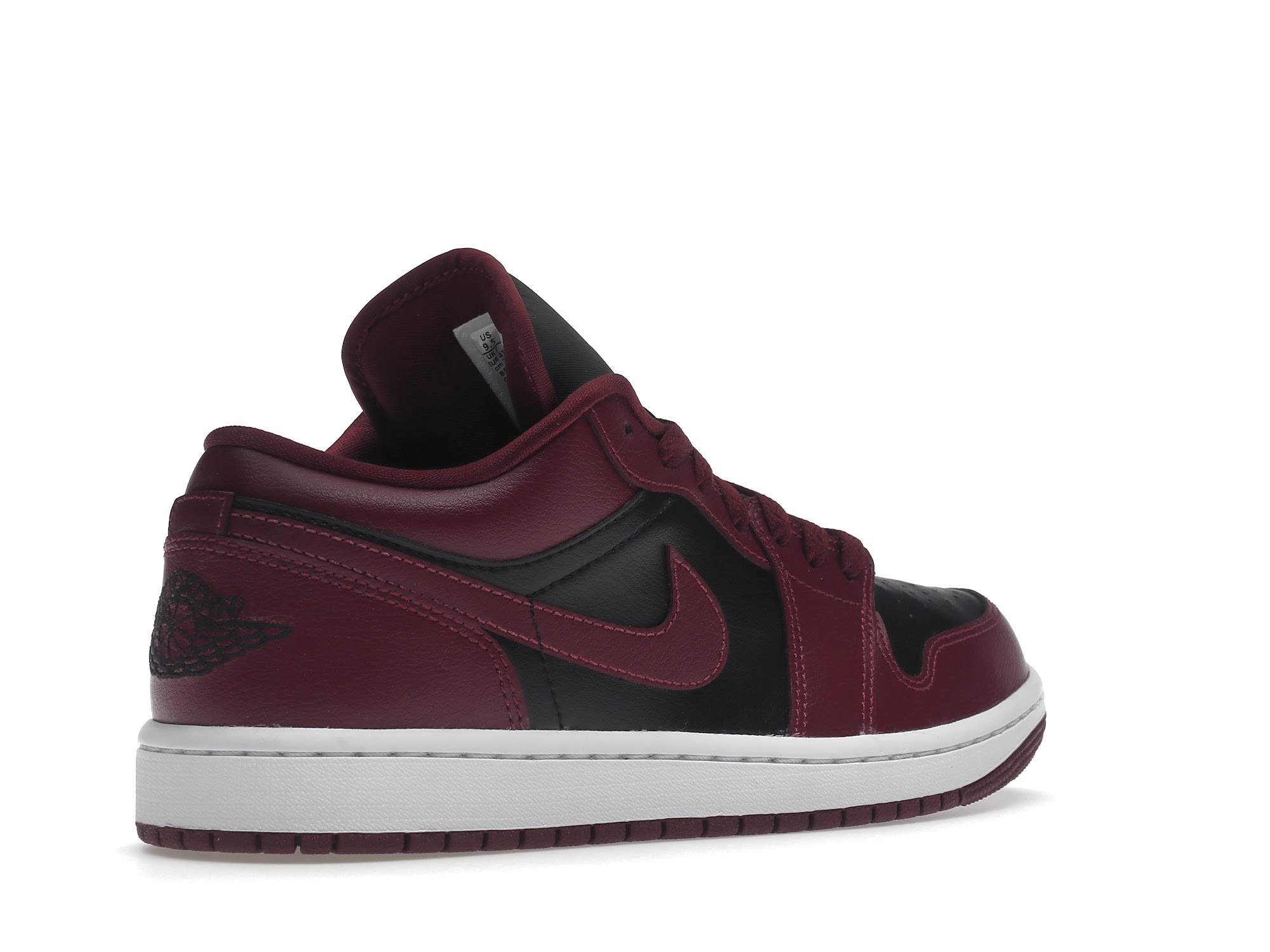 Jordan 1 Low Black Maroon