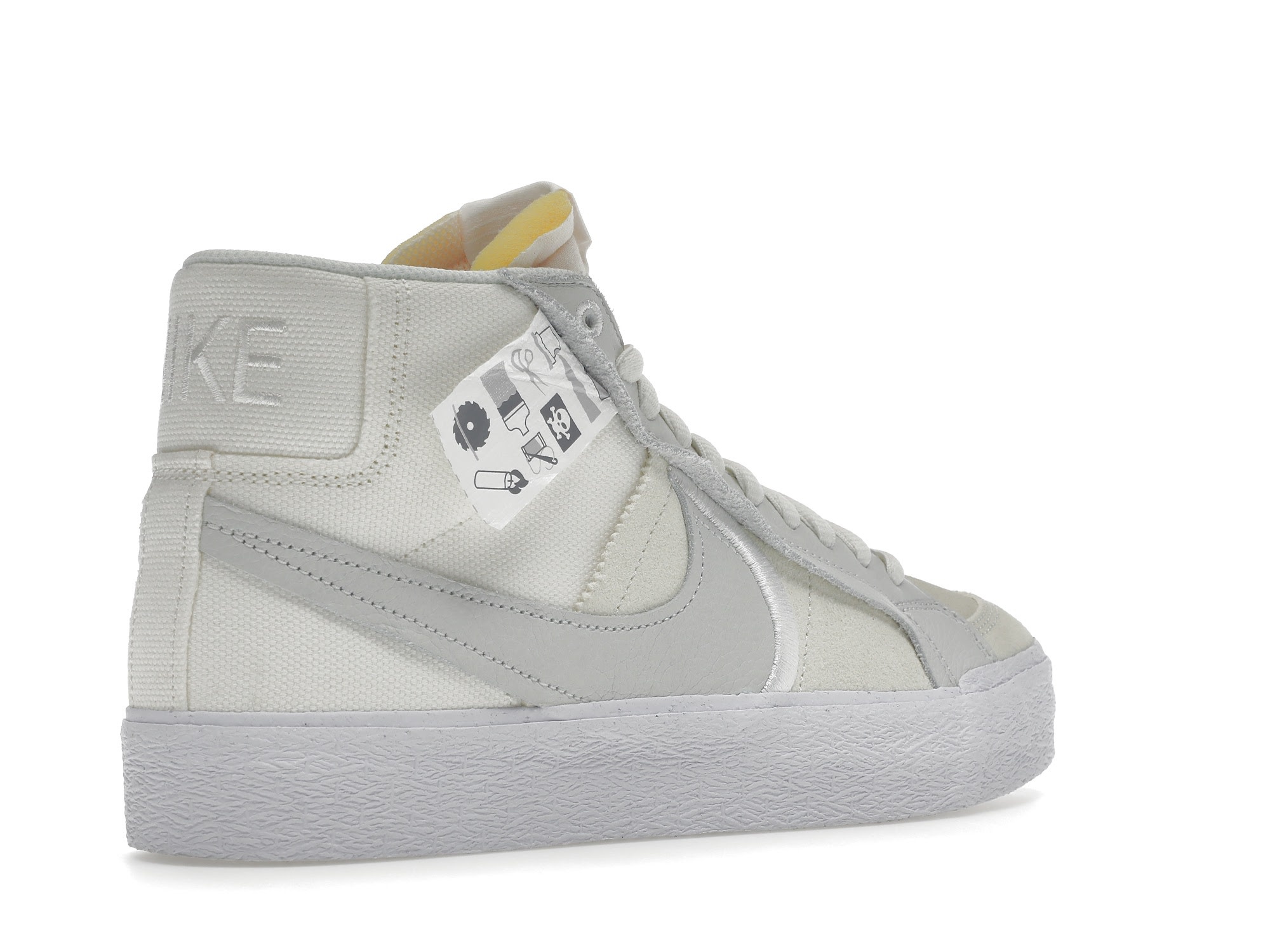 Nike SB Blazer Mid Warning Label