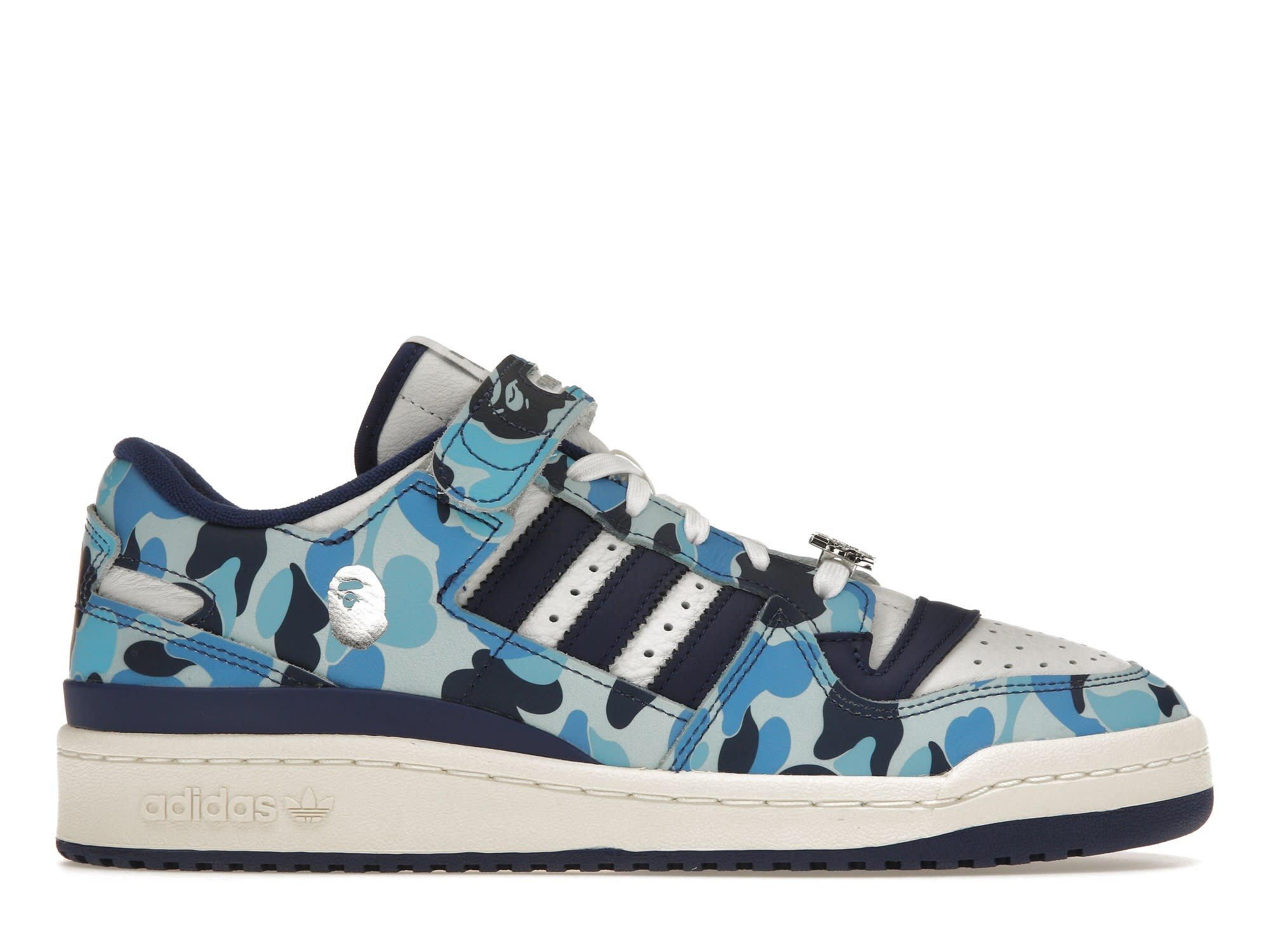 Adidas Forum Bape Blue Camo