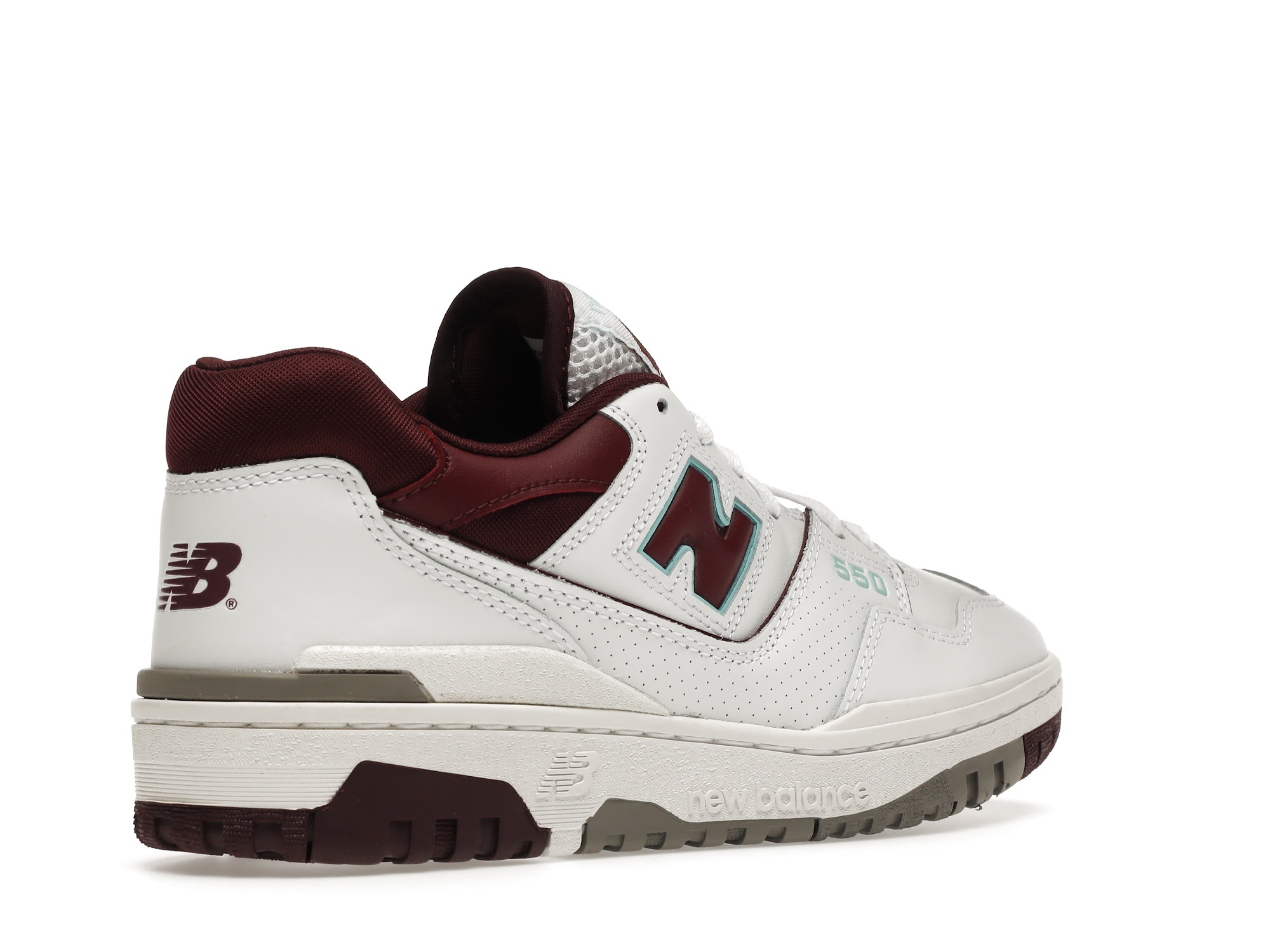 New Balance 550 White Burgundy