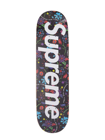 Supreme Airbrushed Floral Black Deck