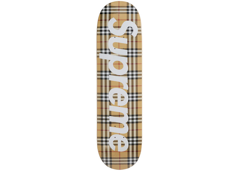 Supreme X Burberry Deck