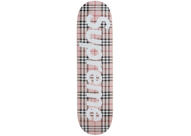 Supreme X Burberry Pink Deck