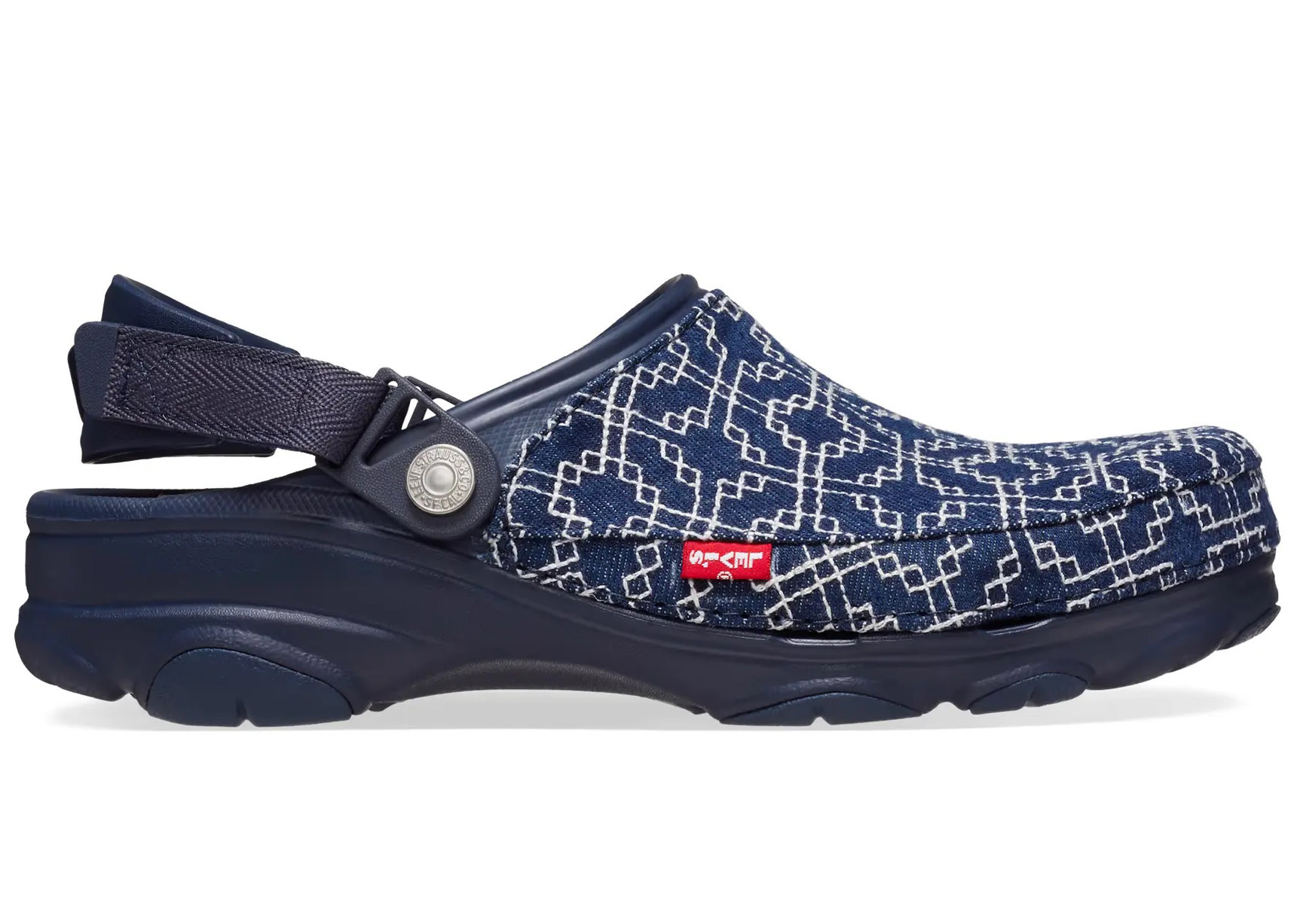 Crocs X Levis Classic Clog Dark Wash