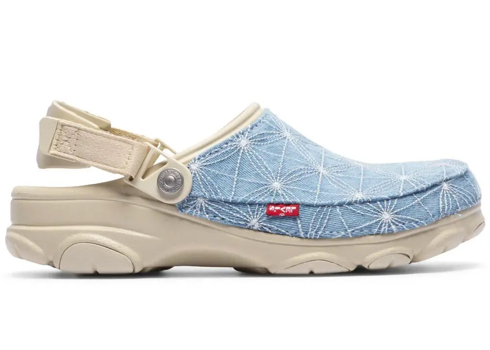 Crocs X Levis Classic Clog Light wash