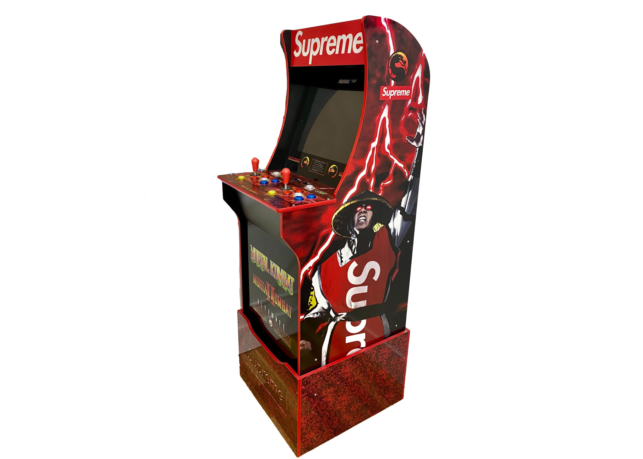 Arcade1UP x Supreme Mortal Kombat Arcade Machine