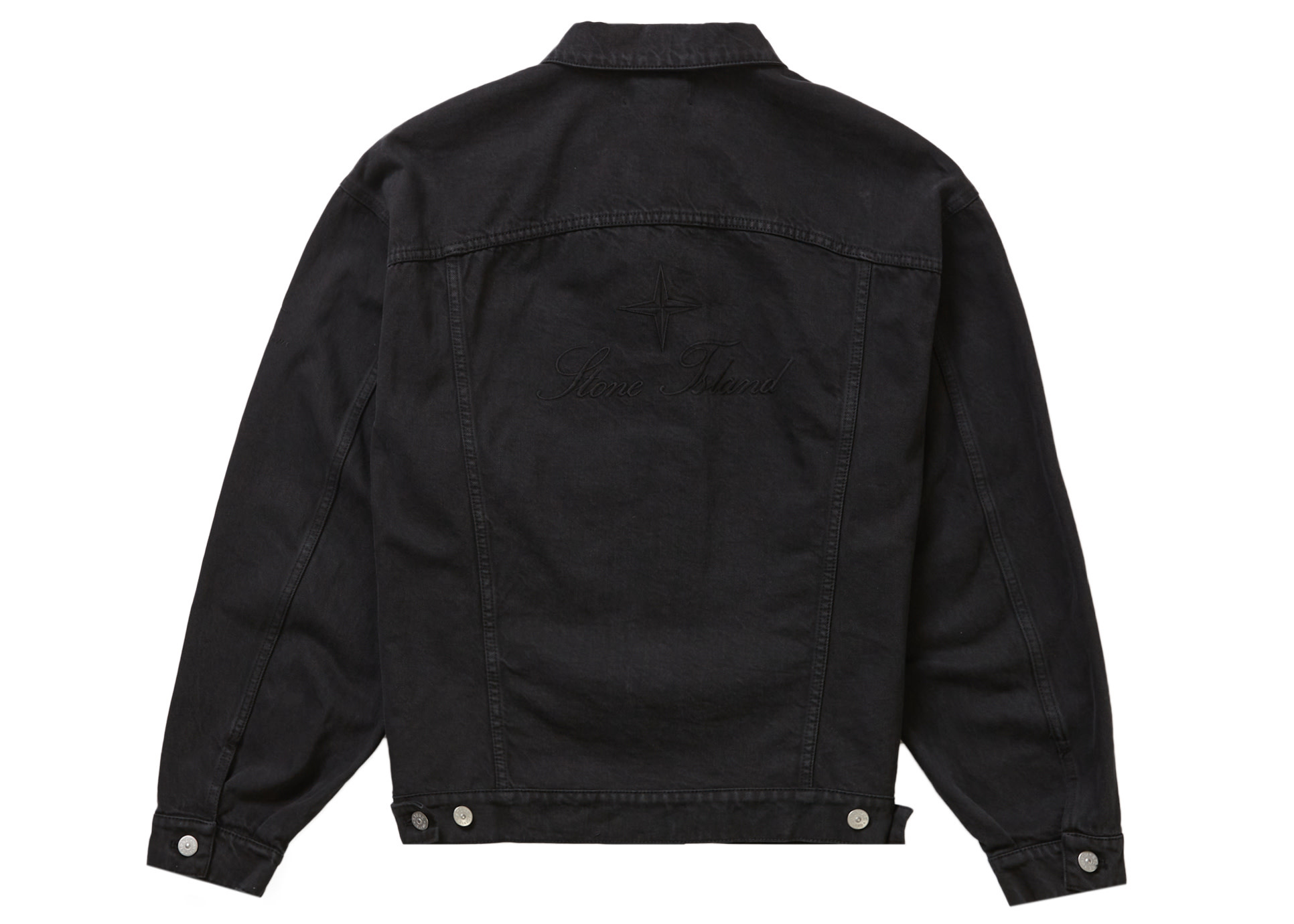 Supreme X Stone Island Denim Trucker Jacket