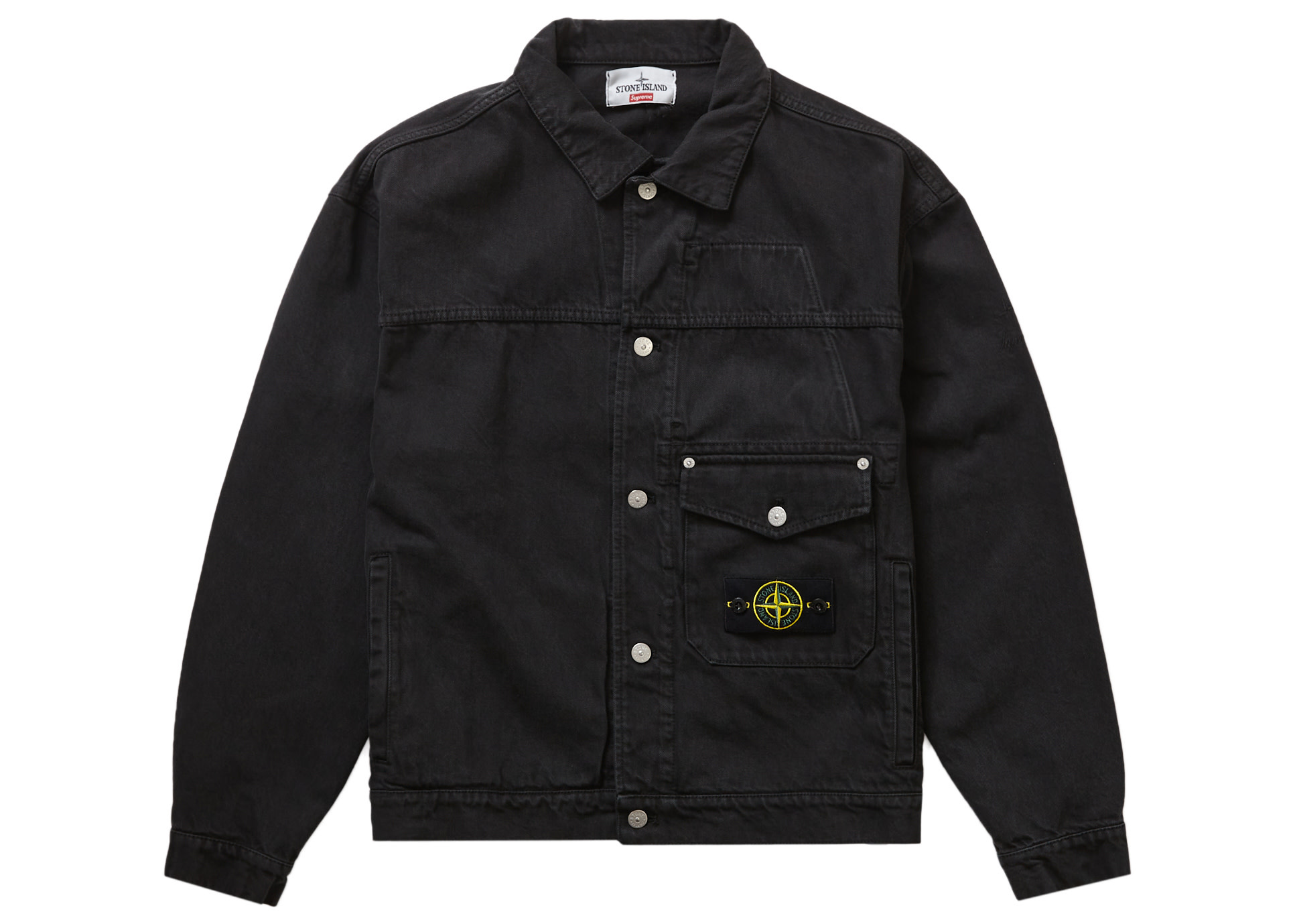 Supreme X Stone Island Denim Trucker Jacket