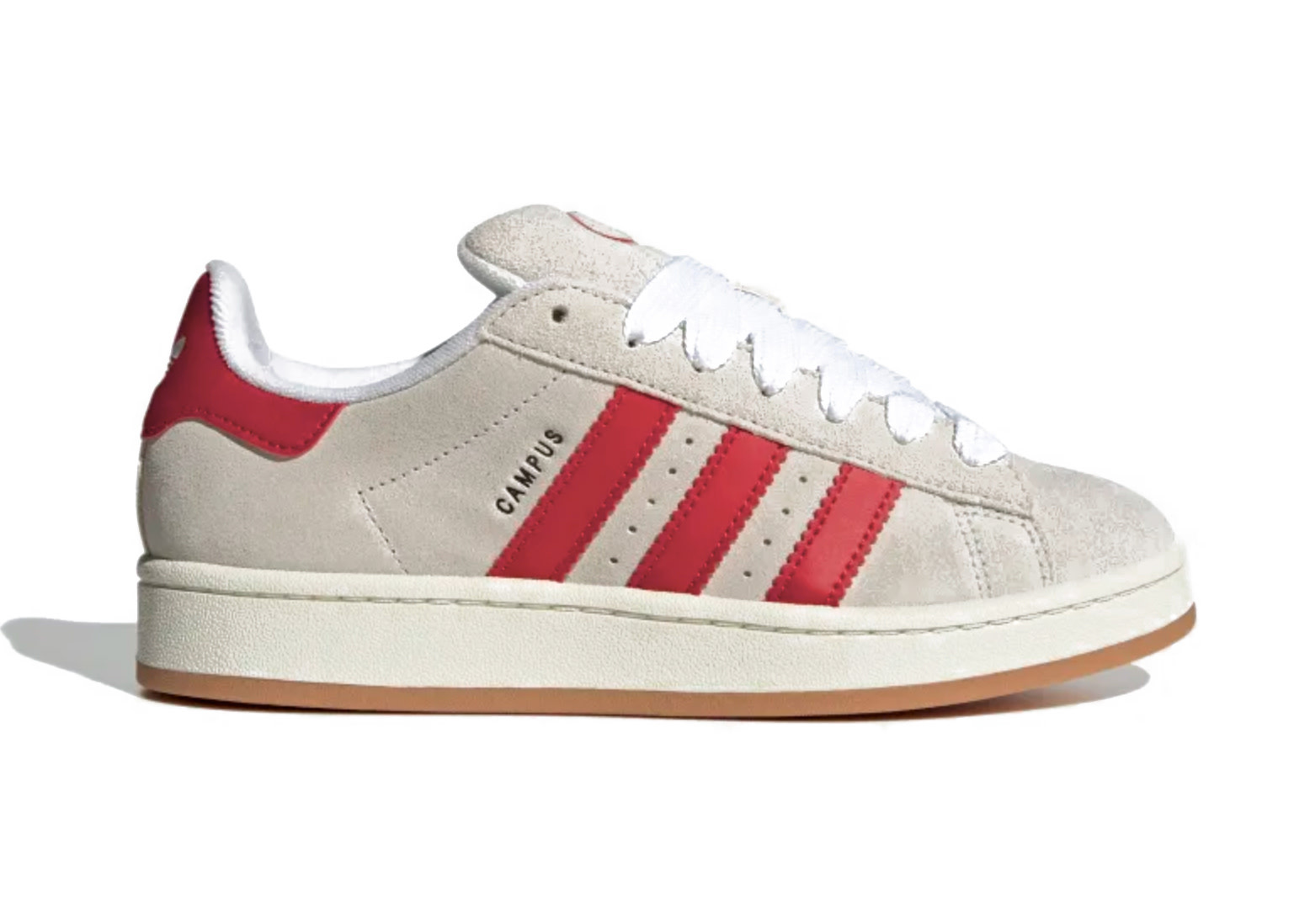 Adidas Campus 00s Crystal White Better Scarlet (W)
