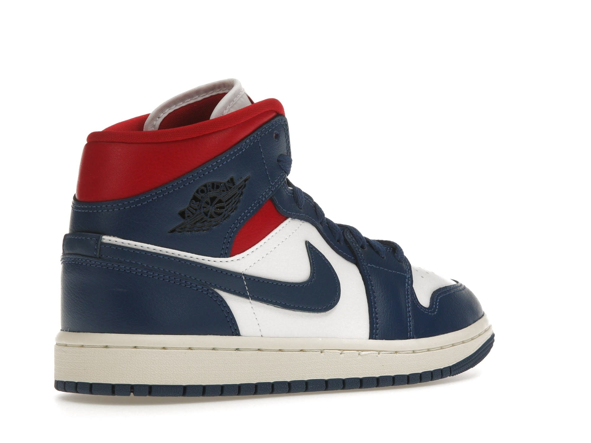 Jordan 1 Mid French Blue Gym Red (W)