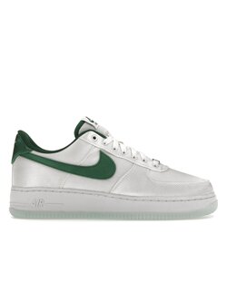 Nike Air Force 1 Satin White Pine Green