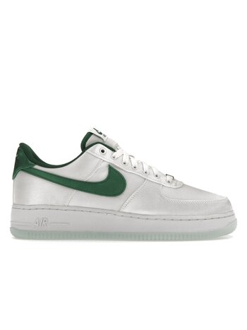 Nike Air Force 1 Satin White Pine Green