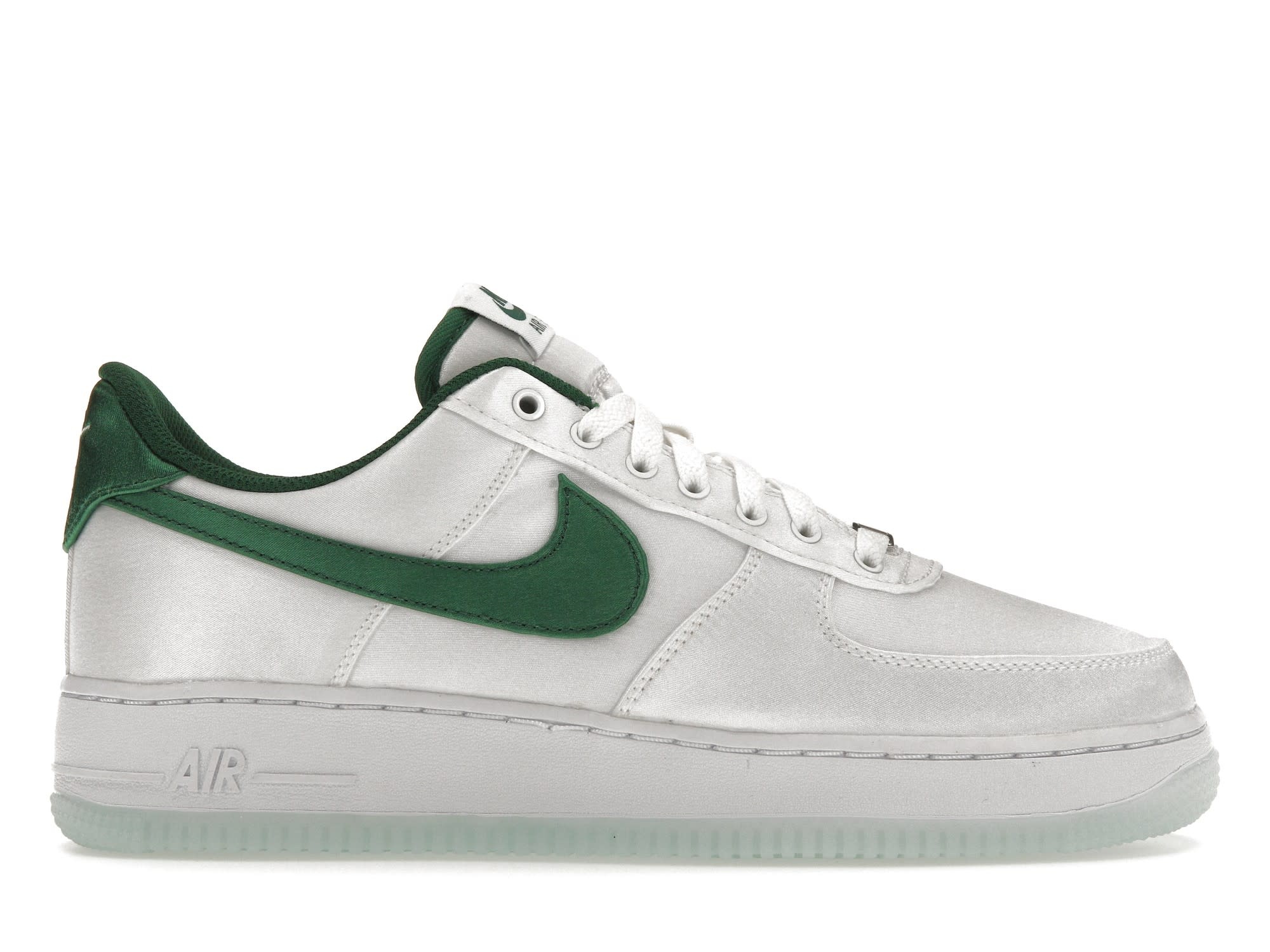 Nike Air Force 1 Satin White Pine Green