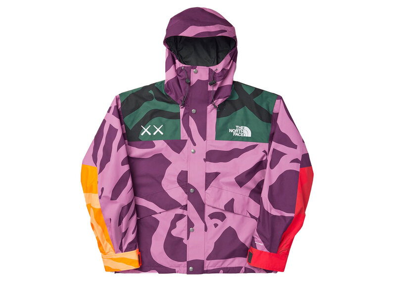 Kaws X TNF Mountain Jacket Pamplona Purple 86