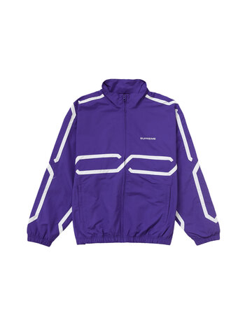 Supreme Inset Link Track Jacket Purple