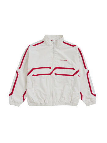 Supreme Inset Link Track Jacket Red