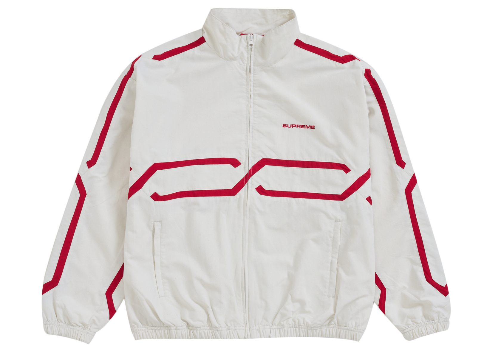Supreme Inset Link Track Jacket Red