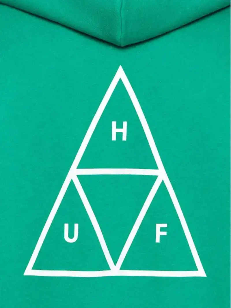 HUF Green Logo Hoodie