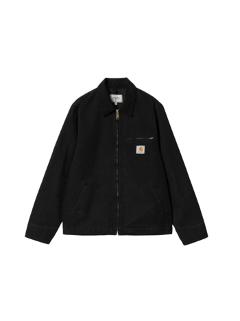 Carhartt OG Detroit Jacket Aged Canvas Black