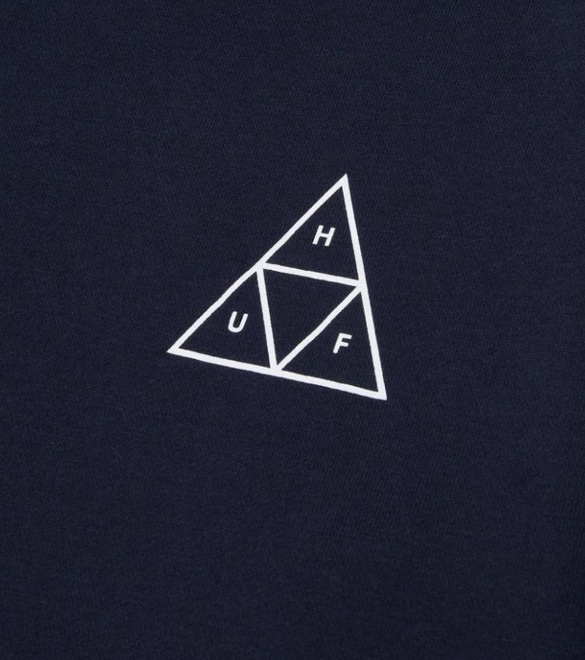 HUF Navy Logo Hoodie