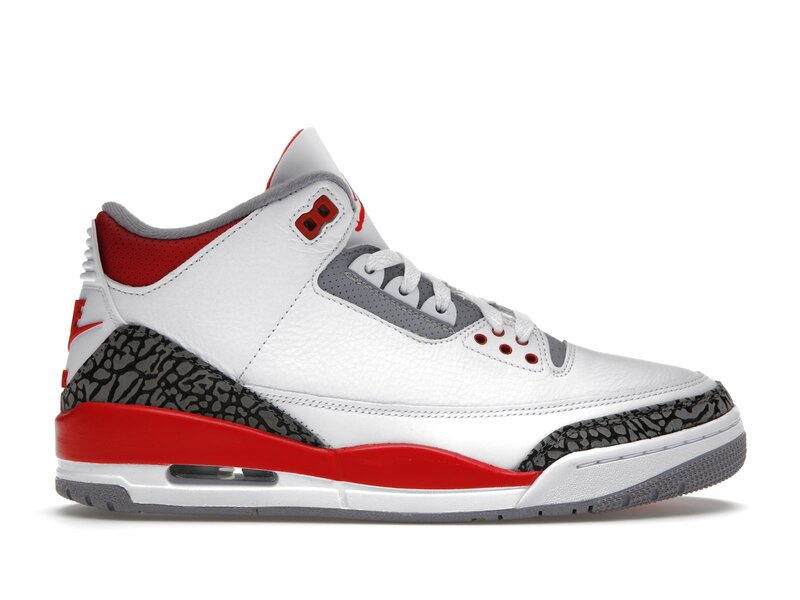 Jordan 3 Fire  Red