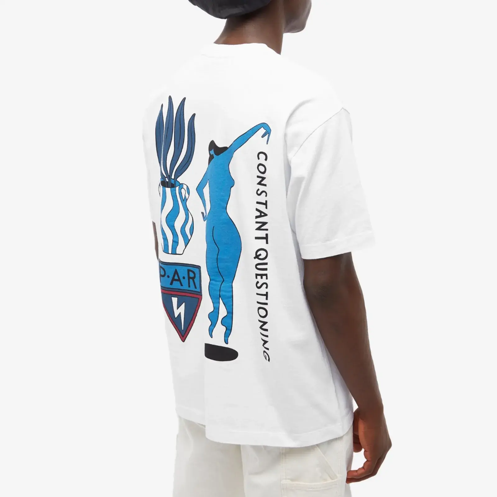 Parra Questioning Tee White