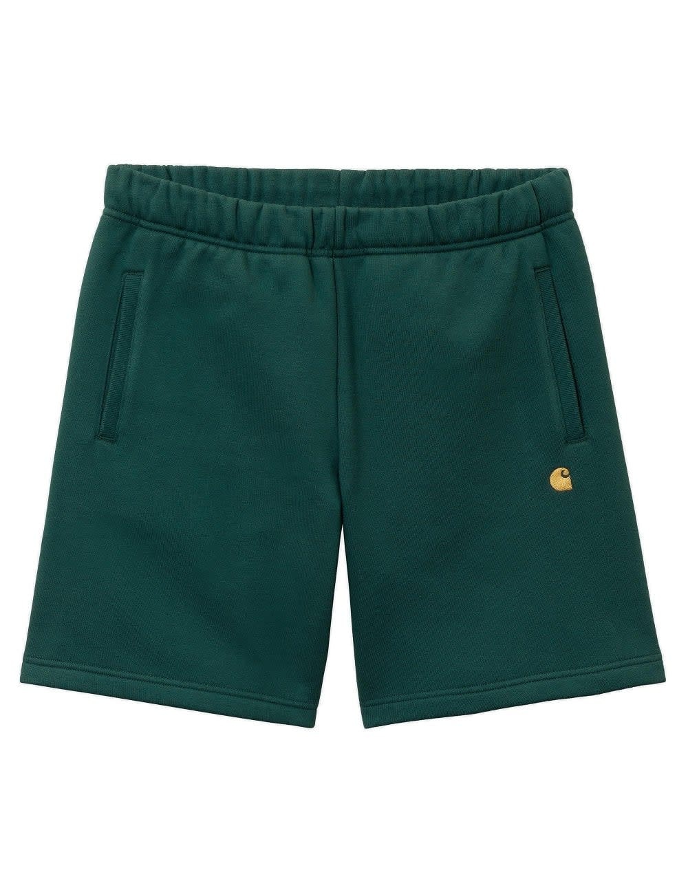 Carhartt Chase Sweat Shorts Green