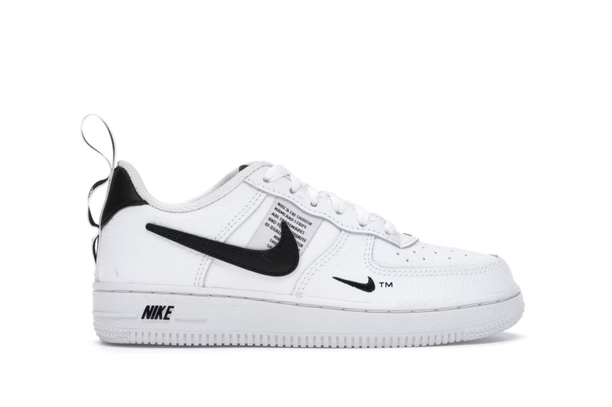 Nike Air Force 1 Low Utility White Black (PS)