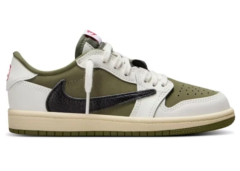 Jordan 1 Low Travis Scott Medium Olive (PS)