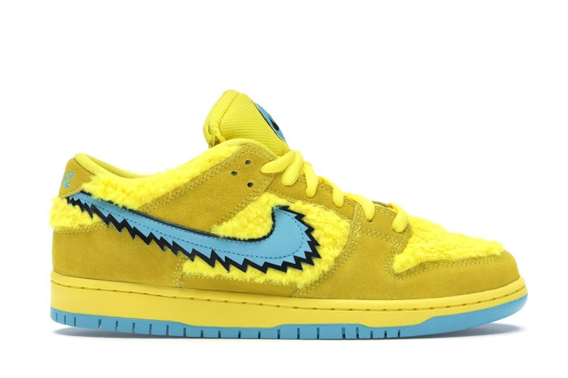 Nike SB Dunk low Grateful Dead Bears Opti Yellow
