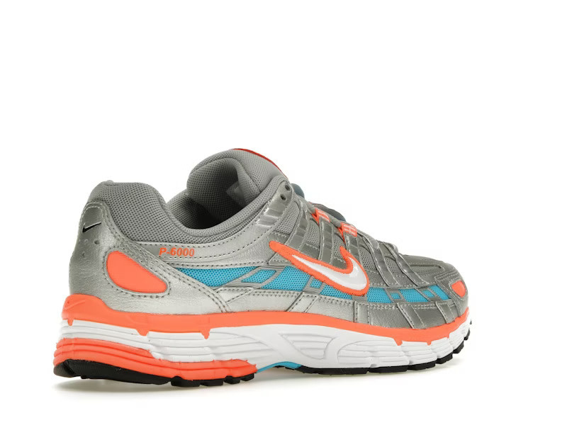 Nike P-6000 Metallic Silver Crimson Blue Fury
