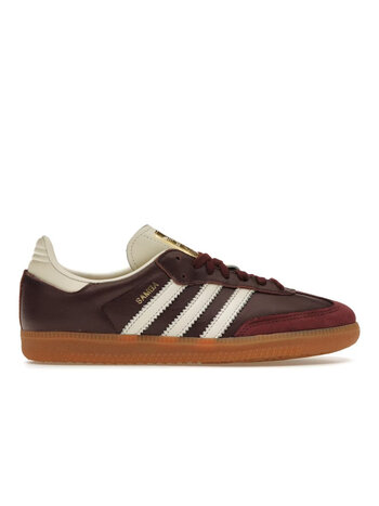 Adidas Samba OG Maroon Gold Metallic