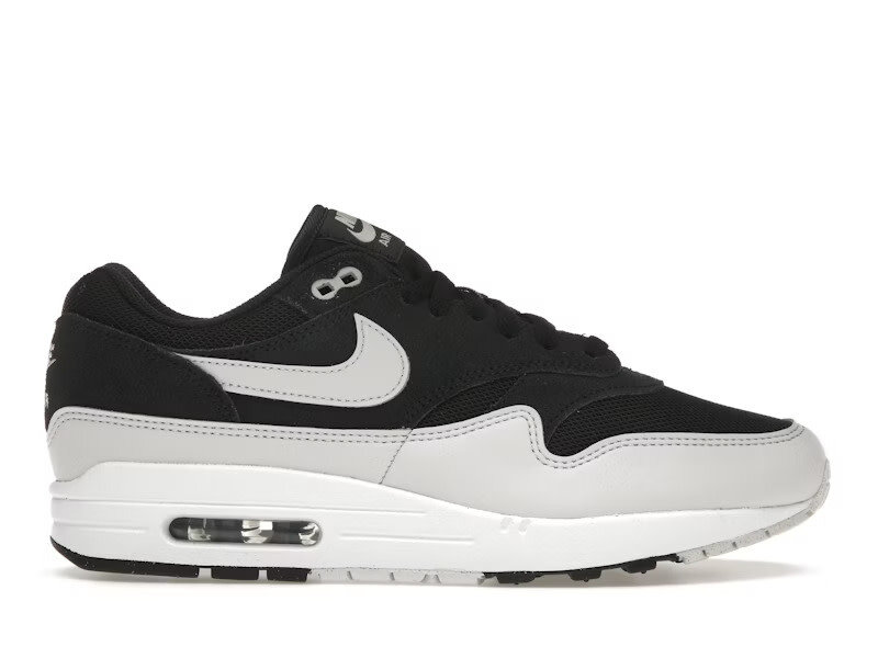 black grey white air max