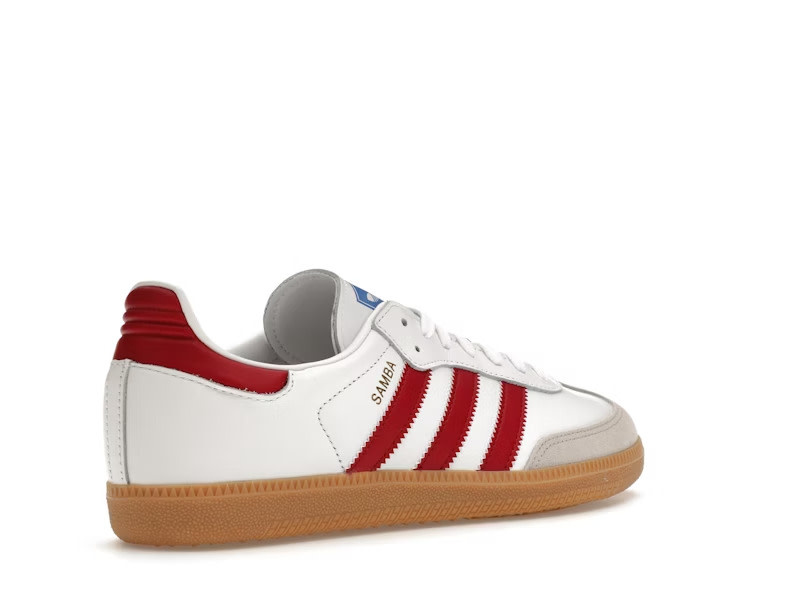 Adidas Samba OG White Burgundy Gum