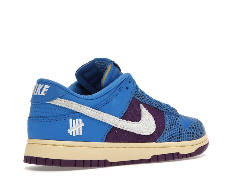 Nike Dunk Low Undefeated 5 On It Dunk vs. AF1