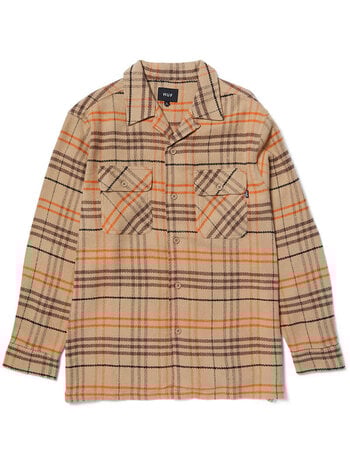 HUF Westridge Woven Shirt Oatmeal