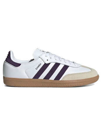 Adidas Samba OG White Alumina Aurora Plum