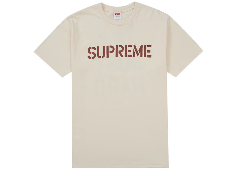 Supreme Supreme Hard Tee Natural