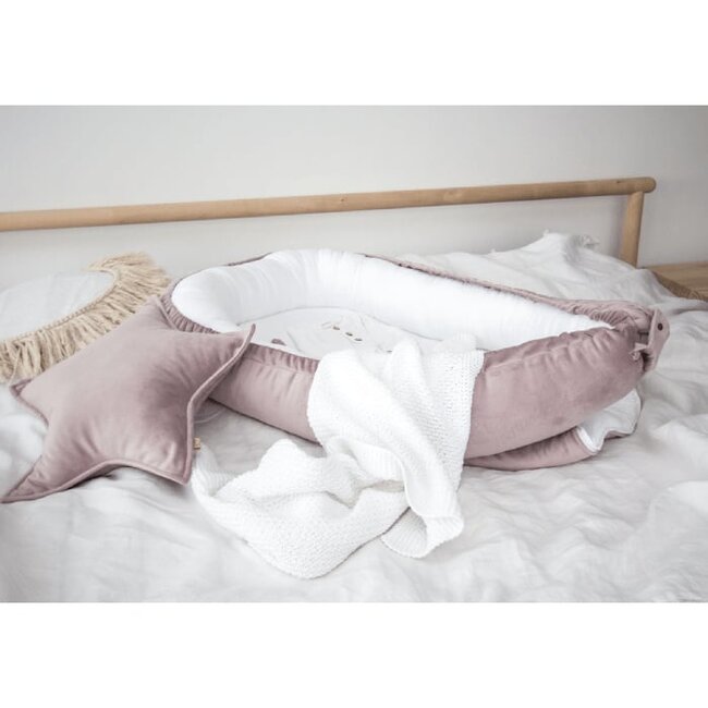 Babynest Fluweel Heather