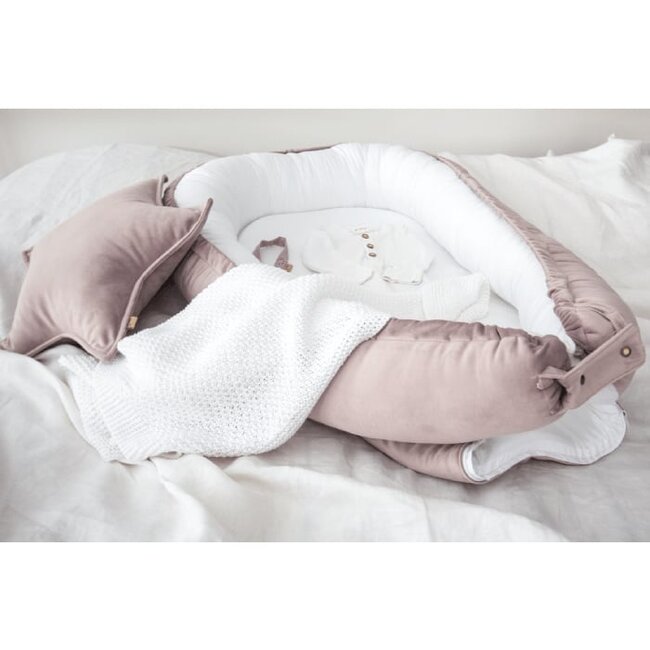 Babynest Fluweel Heather