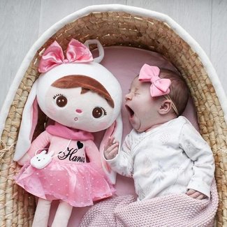 Metoo Doll Bunny Met Strik