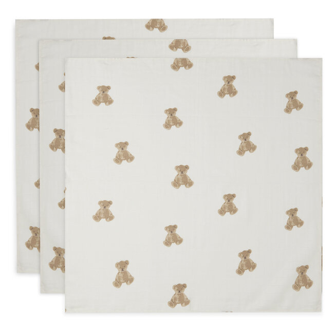 Hydrofiele Doek 70x70cm Teddy Bear (3pack)