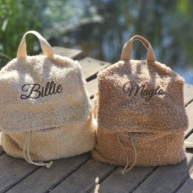 Rugtasje Boucle Biscuit